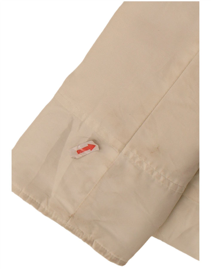 Канадское женское пуховое пальто с капюшоном IT 44 Medium Off White Cotton