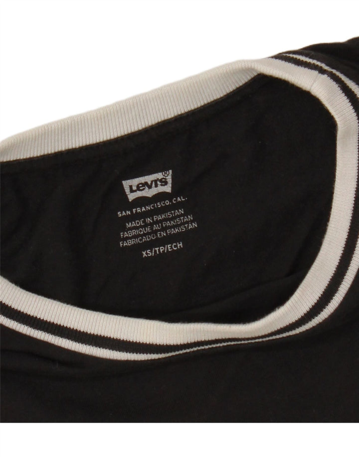 Женская футболка LEVI'S Top UK 6 XS Черная