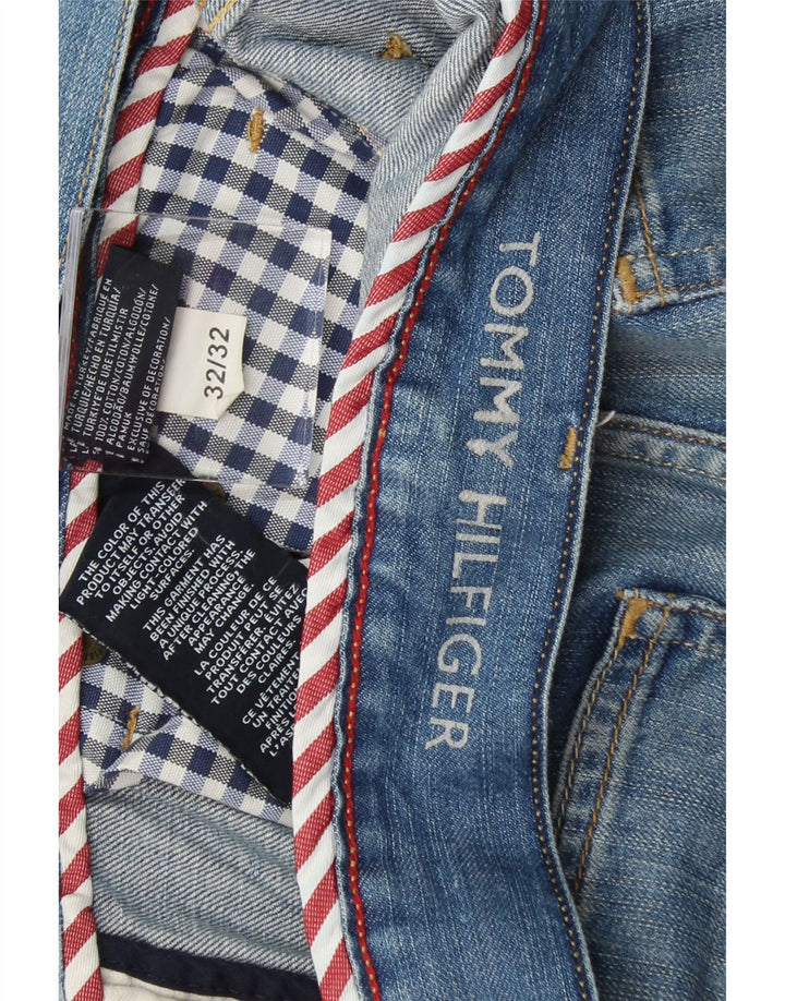 TOMMY HILFIGER Mens Straight Jeans W32 L32  Blue Cotton Vintage Tommy Hilfiger and Second-Hand Tommy Hilfiger from Messina Hembry 