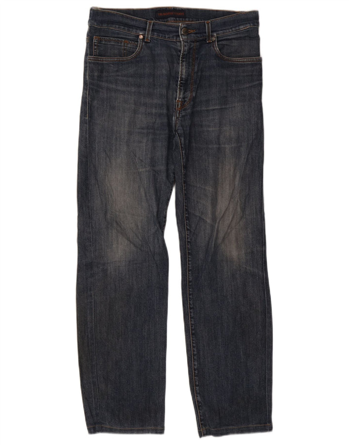 Мужские прямые джинсы Trussardi W32 L28 синие