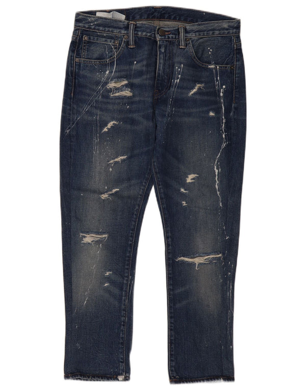Женские узкие джинсы Levi's 527 W32 L28 синие, хлопок