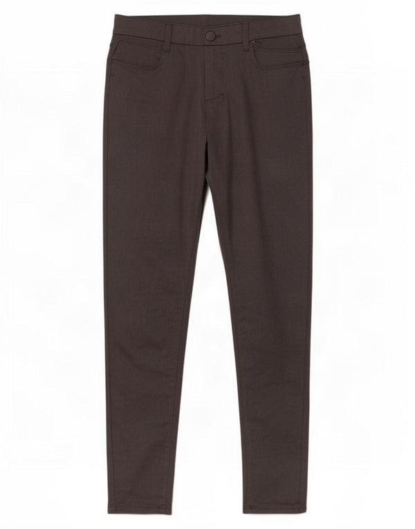 Marks & Spencer Womens Skinny Casual Trousers UK 12 Medium W30 L28 Grey