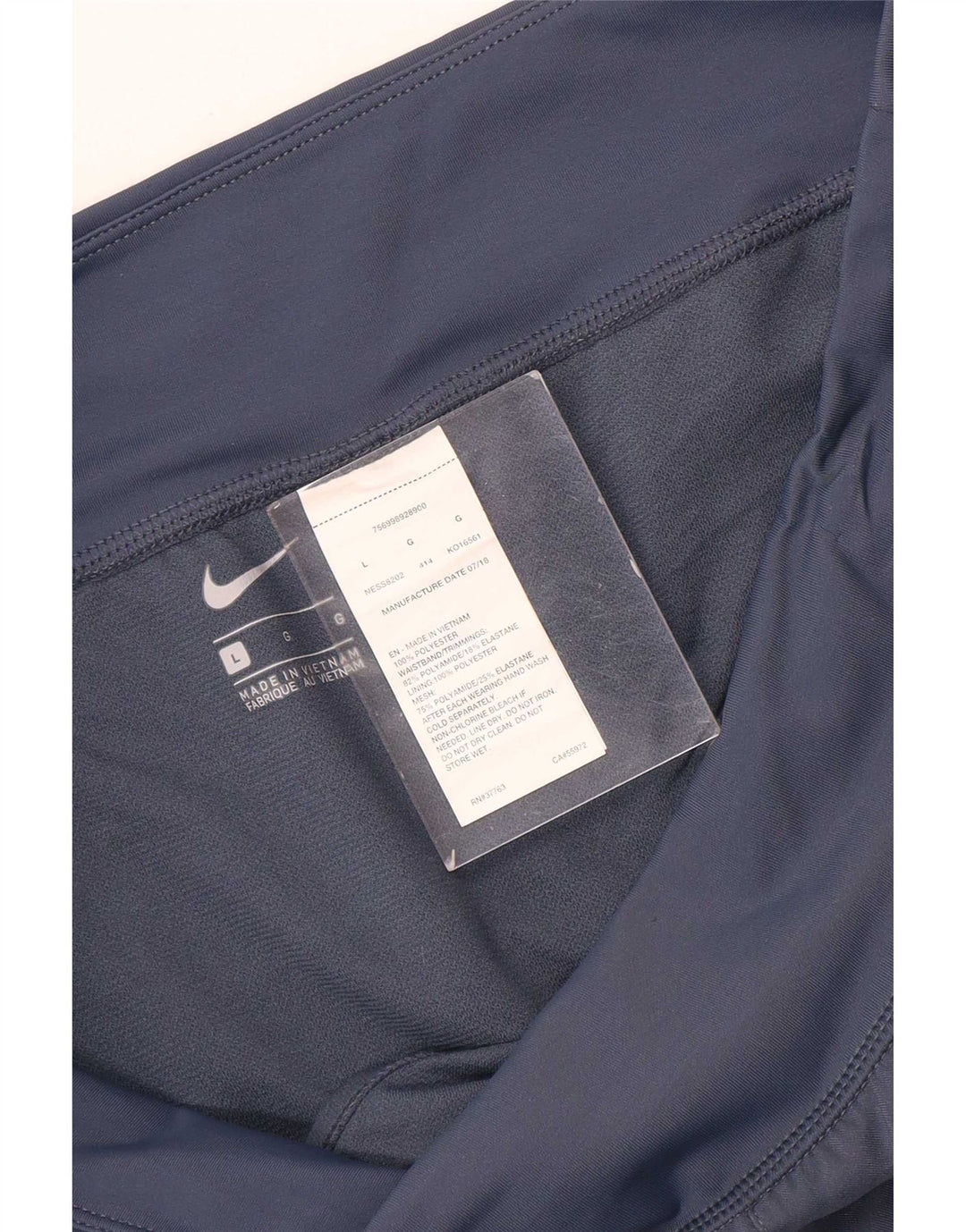 Женские спортивные шорты Nike UK 16, большие темно-синие, полиэстер