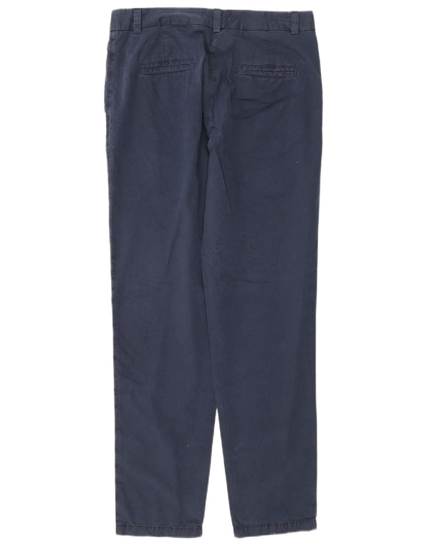 Женские брюки-чиносы Marks & Spencer UK 10, маленькие W32 L29, темно-синие