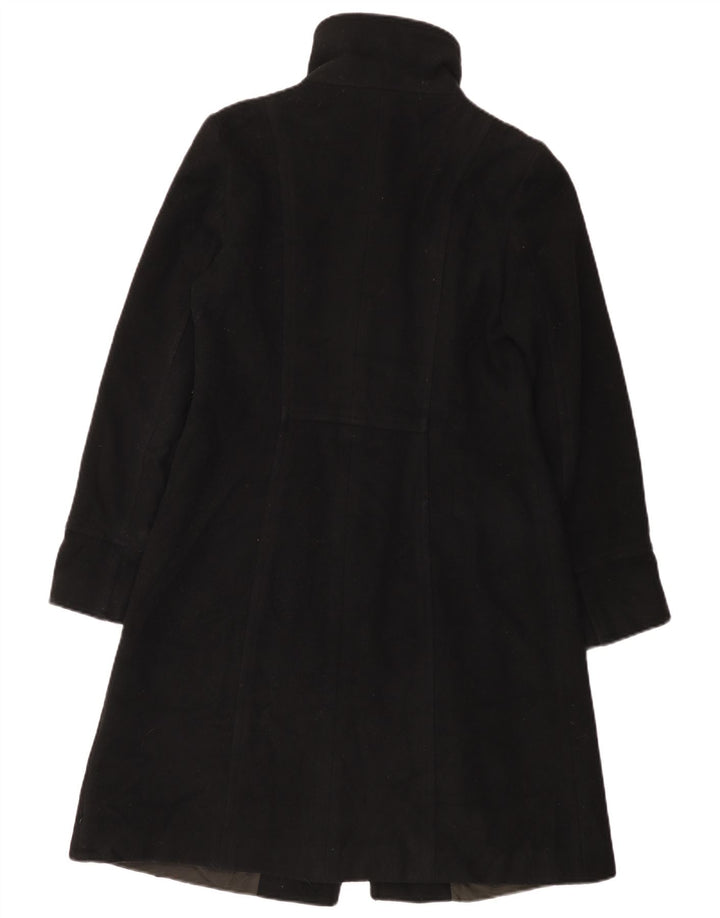 Женское пальто Zara UK 12, среднее, черное, шерстяное
