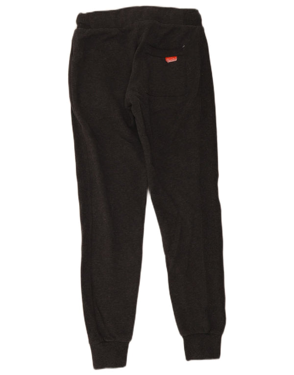 Мужские облегающие спортивные брюки Superdry, джоггеры XS, серый хлопок