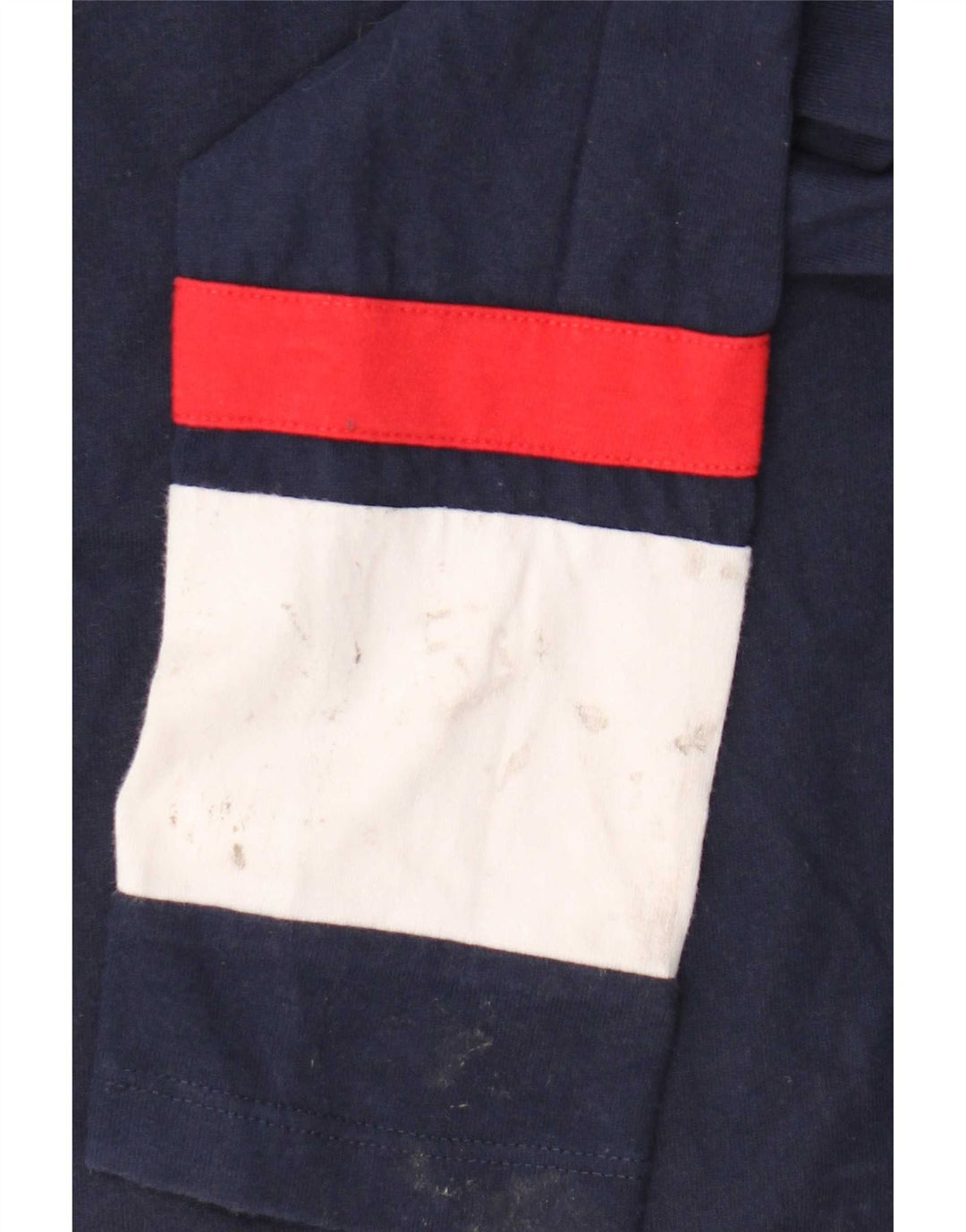 Женский топ Tommy Hilfiger с длинным рукавом UK 12, средний темно-синий с цветными блоками