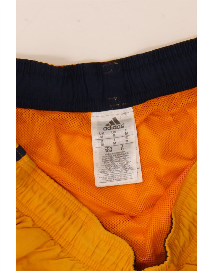 Мужские шорты для плавания Adidas, нейлон среднего желтого цвета