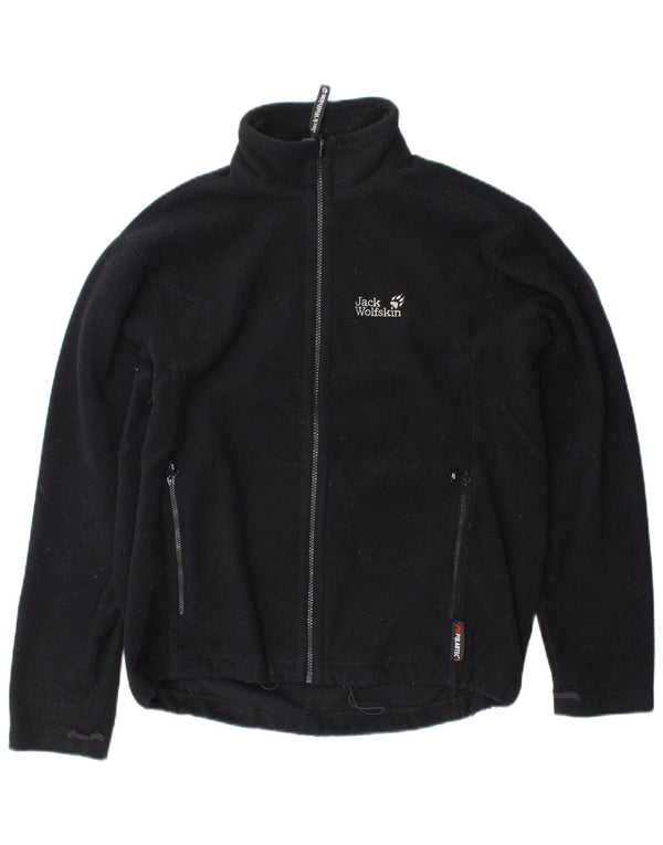 Мужская флисовая куртка JACK WOLFSKIN UK 36/38, средний черный полиэстер