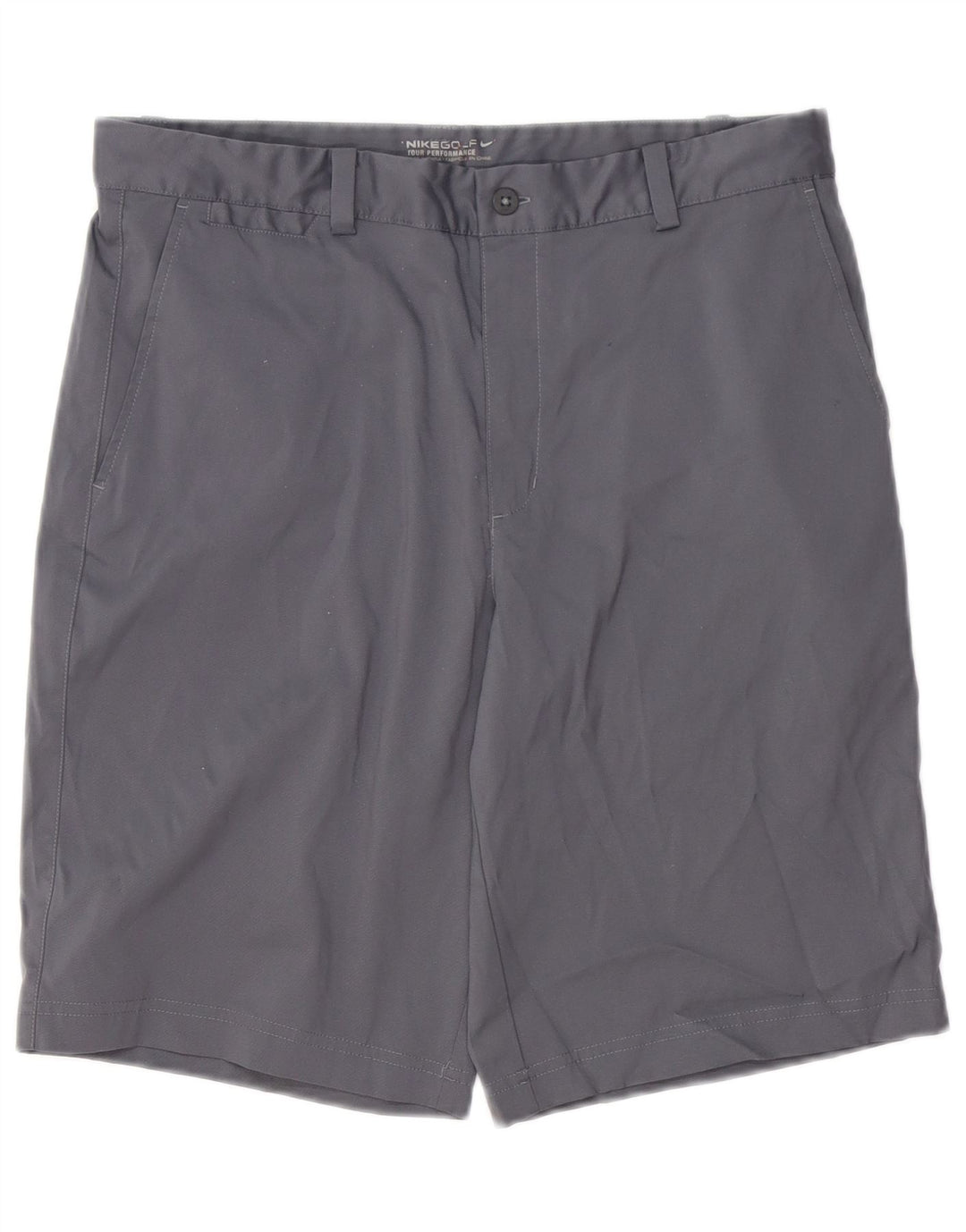Мужские шорты чинос Nike Dri Fit W32, средний серый полиэстер