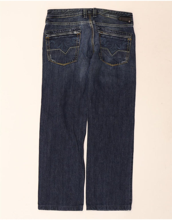 Мужские прямые джинсы Diesel Yarik B W33 L32, синий хлопок