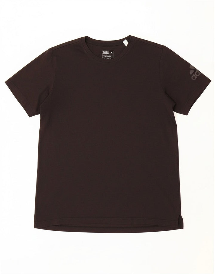 ADIDAS Mens Climalite T-Shirt Top Medium Black Polyester