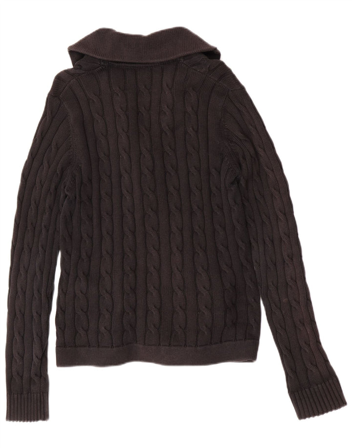 Мужской кардиган Gant, маленький черный хлопковый свитер