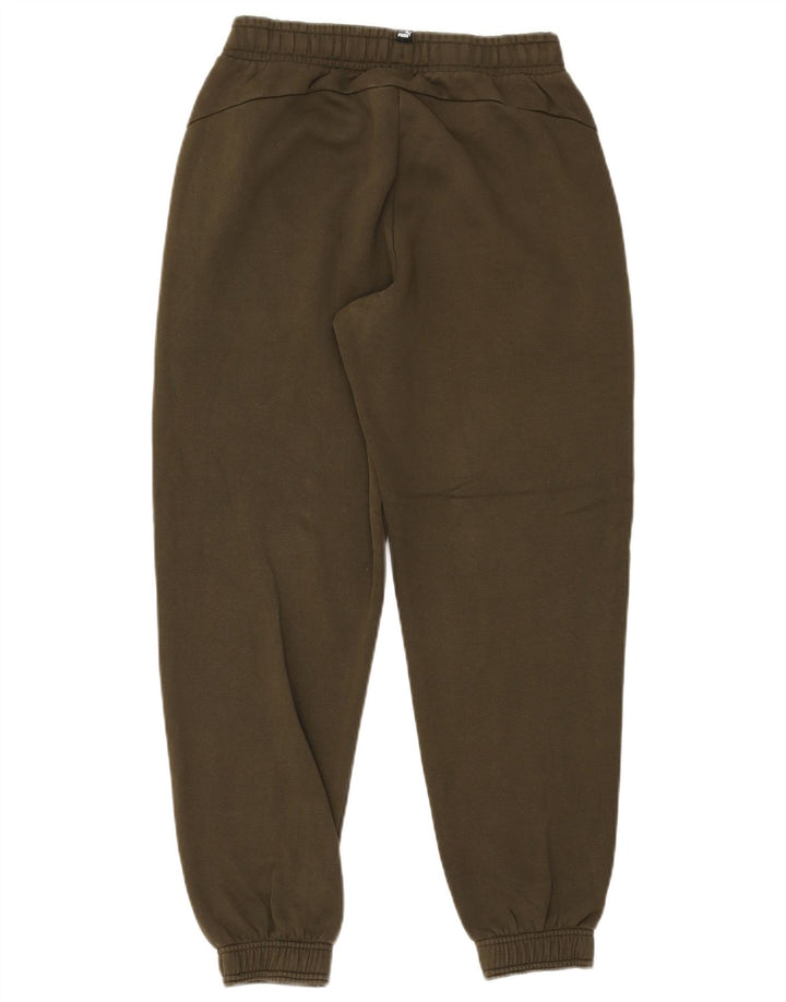 Спортивный костюм Puma для мальчиков, брюки для бега, 15–16 лет, хлопок цвета хаки