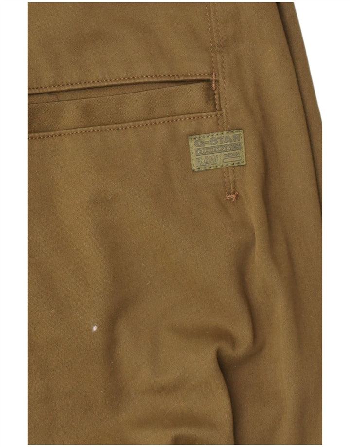 G-STAR Womens Slim Chino Trousers W32 L30 Khaki