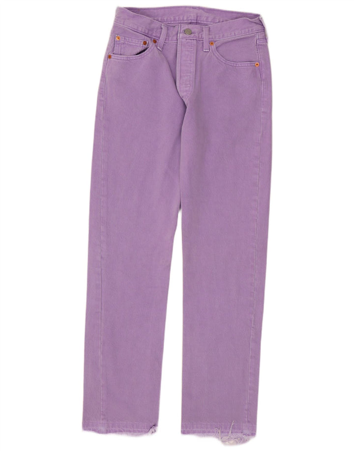 Женские прямые джинсы Levi's 501 W28 L29 фиолетовые