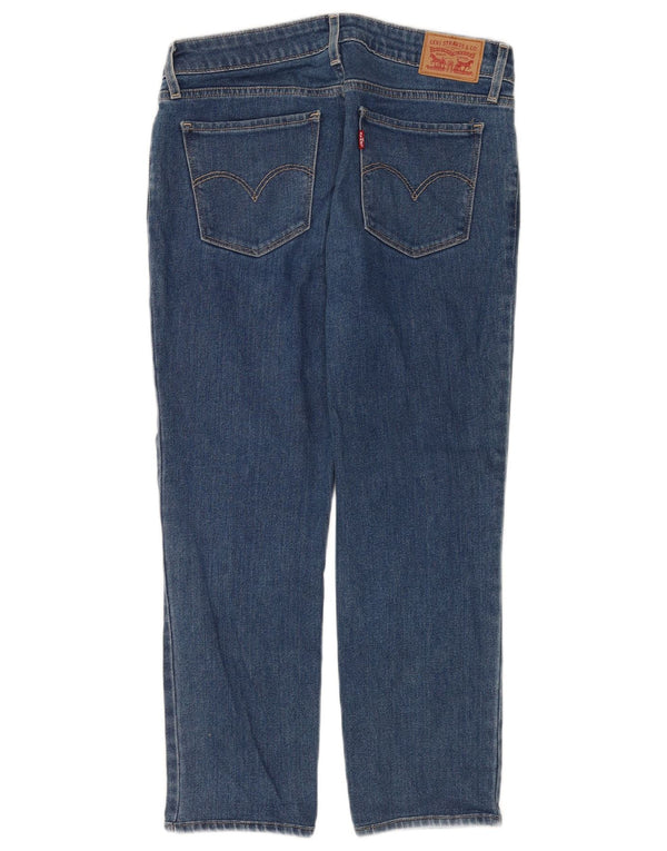 Женские укороченные джинсы LEVI'S 712 W29 L24, синий хлопок