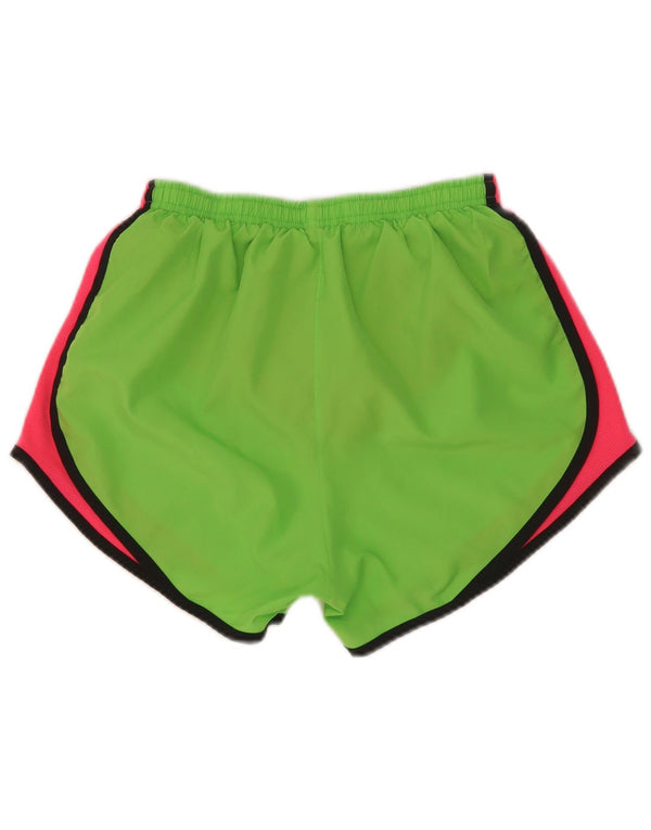 Женские спортивные шорты Nike Dri Fit UK 6 XS, зеленые цветные блоки