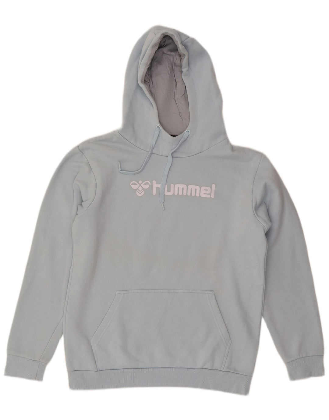 Hummel Мужской джемпер с капюшоном с рисунком, средний синий, хлопок