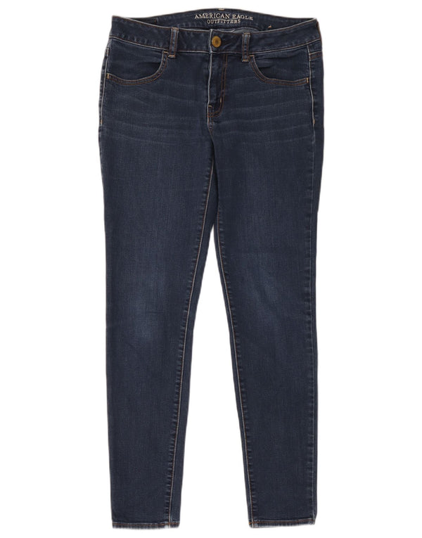 Женские джинсы скинни American Eagle Outfitters UK 12 Medium W32 L29 Темно-синий