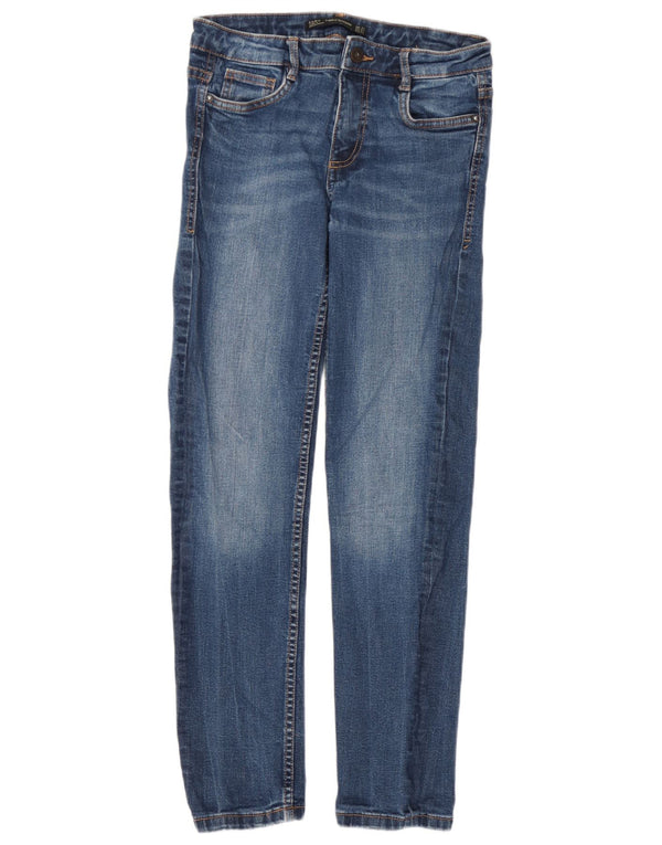Женские джинсы Zara Trafaluc Slim EU 38, маленькие W28 L27, синие