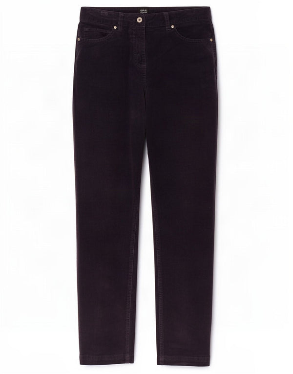 Женские прямые вельветовые брюки John Lewis UK 12 Medium W32 L29 Темно-синие