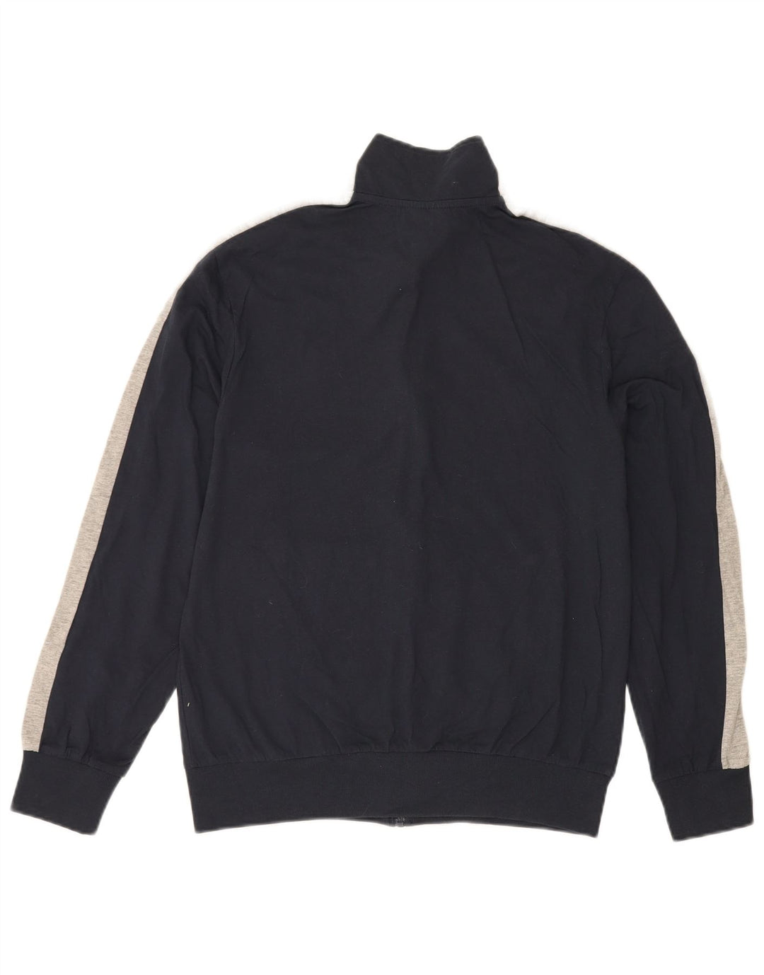 LOTTO Mens Tracksuit Top Jacket Small Navy Blue Colourblock Cotton