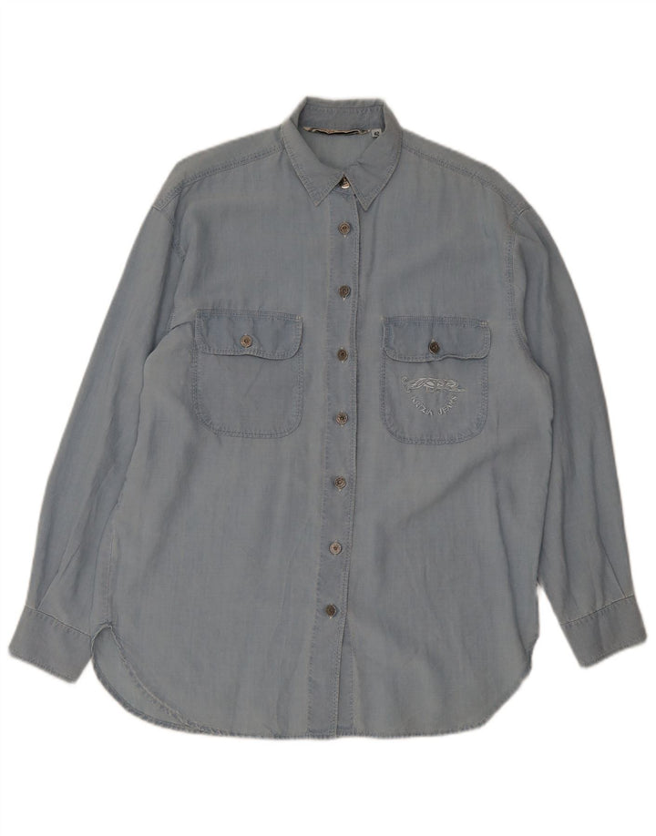 Рубашка женская Krizia Jeans IT 42 Medium Blue