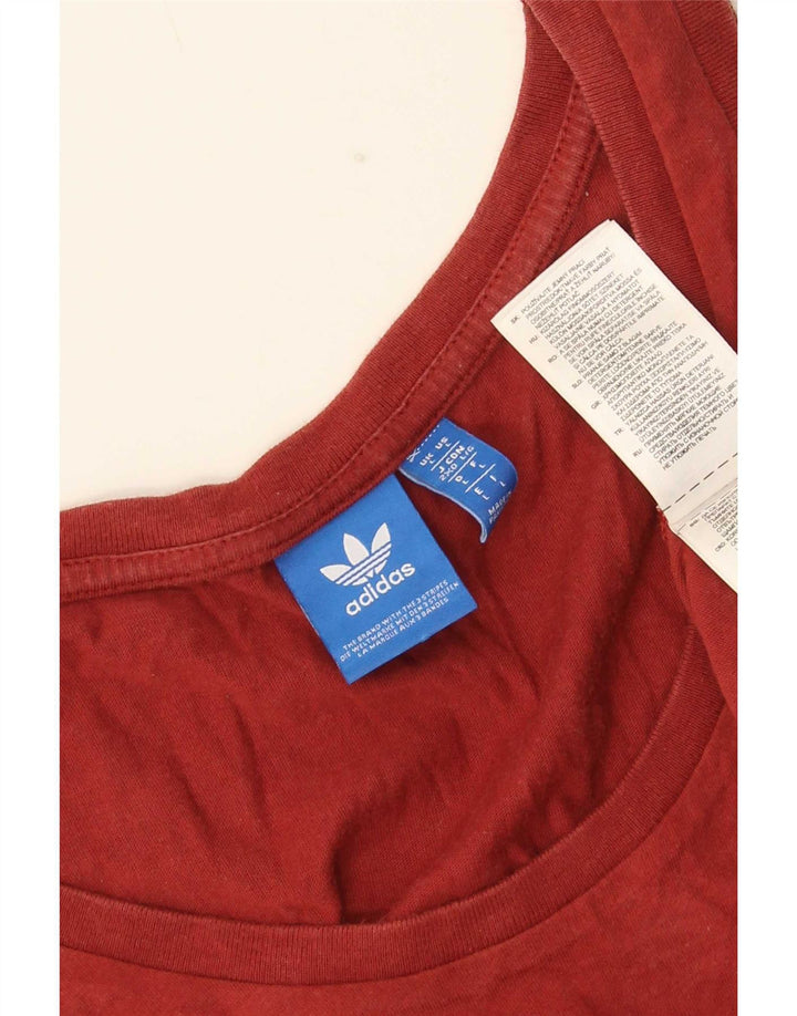 Мужской жилет Adidas с рисунком, большой темно-бордовый хлопок