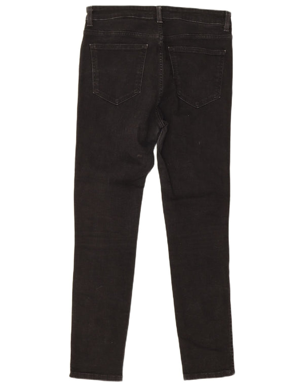 Женские узкие джинсы Zara EU 40 Medium W30 L28, черный хлопок