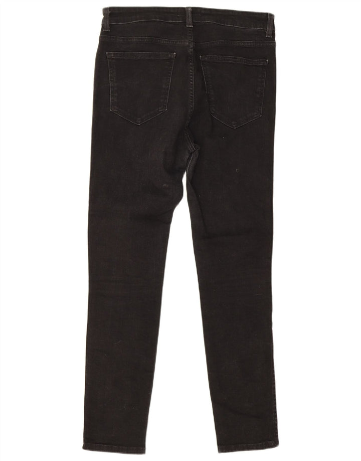 Женские узкие джинсы Zara EU 40 Medium W30 L28, черный хлопок