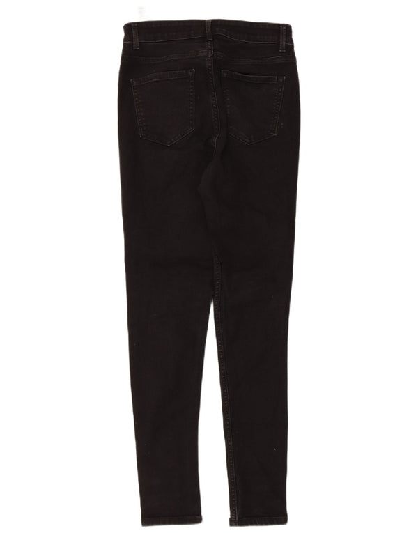 Женские джинсы скинни Marks & Spencer The Ivy UK 8, маленькие W26 L27, черный хлопок