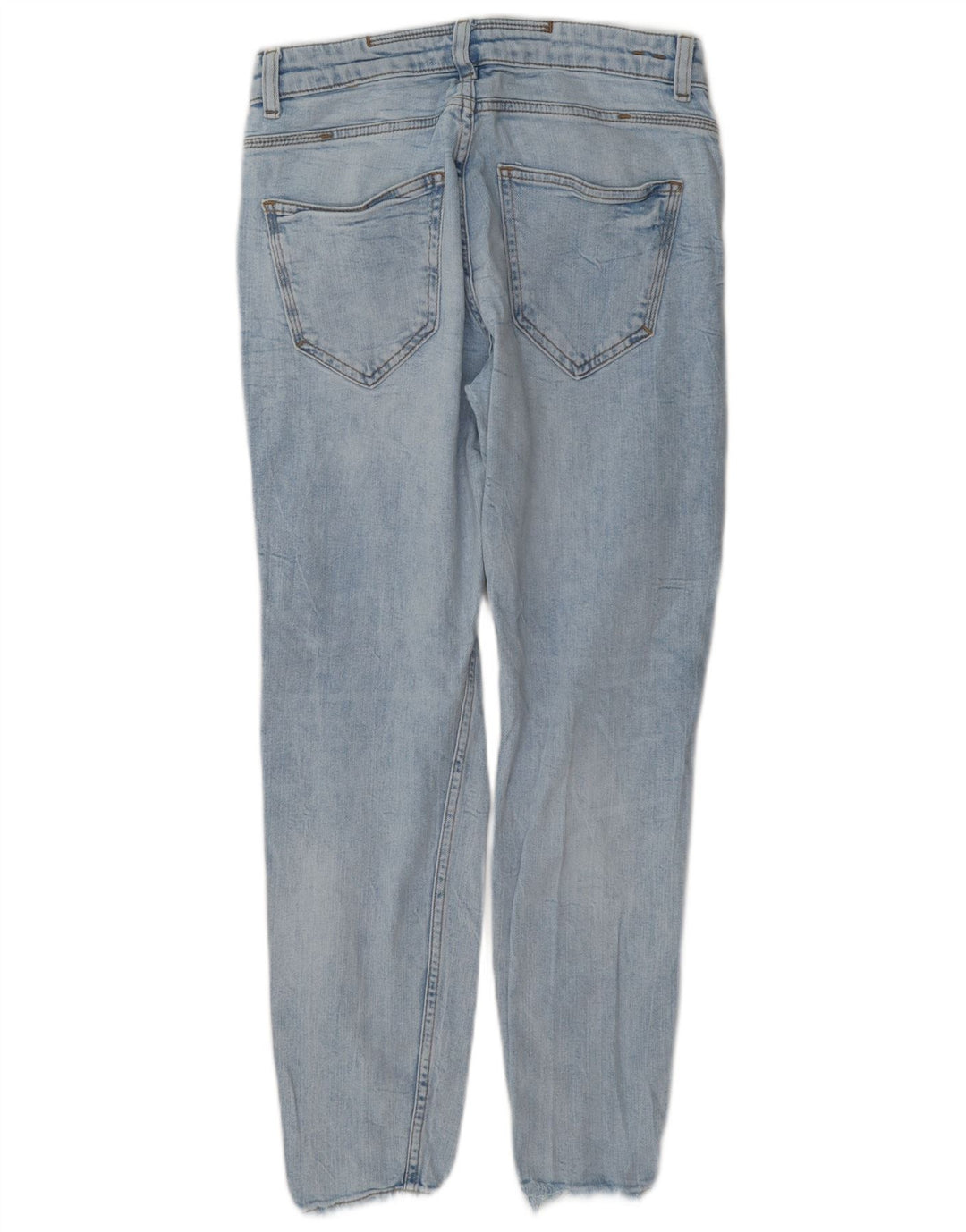 Мужские потертые узкие джинсы Zara EU 38, маленькие W30 L27, синие