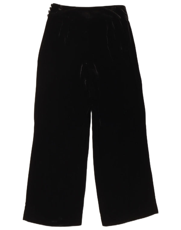 Женские повседневные широкие брюки Zara EU 38 Small W28 L28, черный вискоза