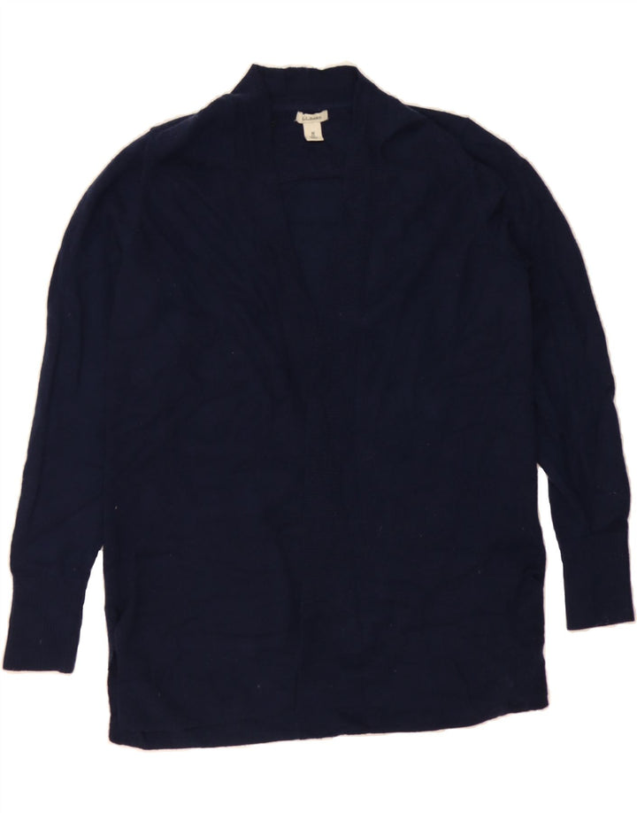 L.L.BEAN Mens Cardigan Sweater Medium Navy Blue Merino Wool Vintage L.L.Bean and Second-Hand L.L.Bean from Messina Hembry 