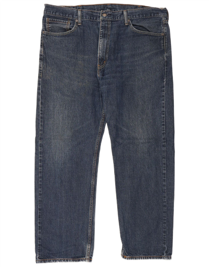 Мужские прямые джинсы Levi's 505 W40 L30 синие, хлопок