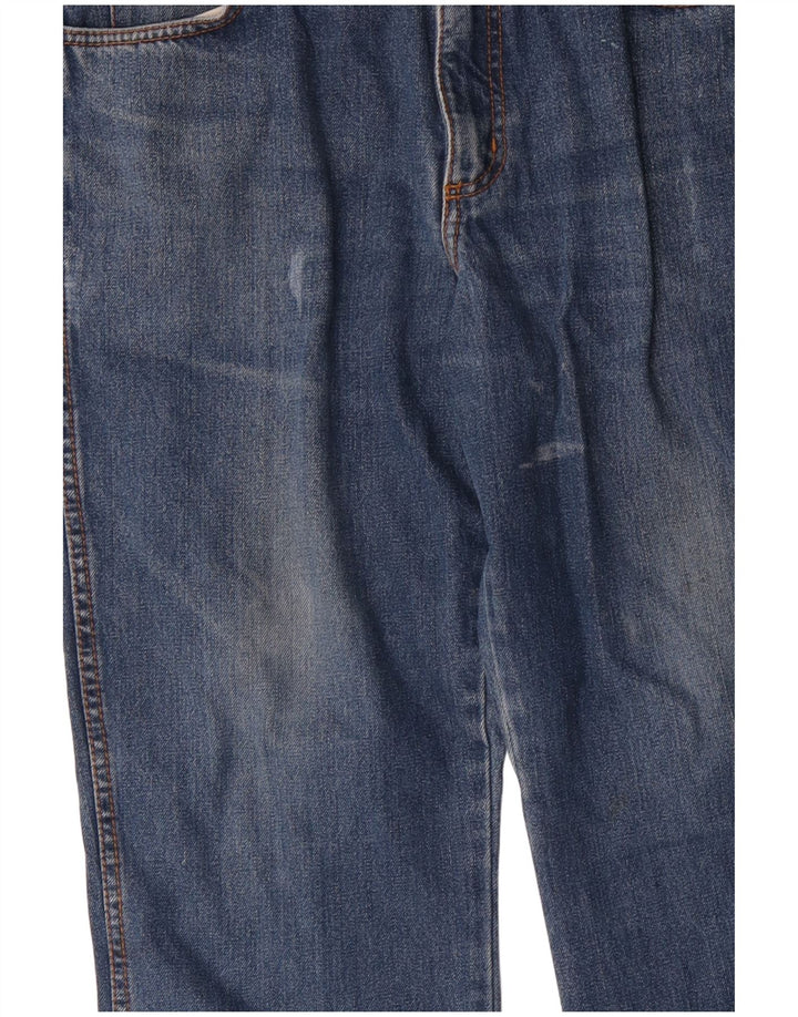 Мужские прямые джинсы Wrangler Ohio W34 L30, синий хлопок