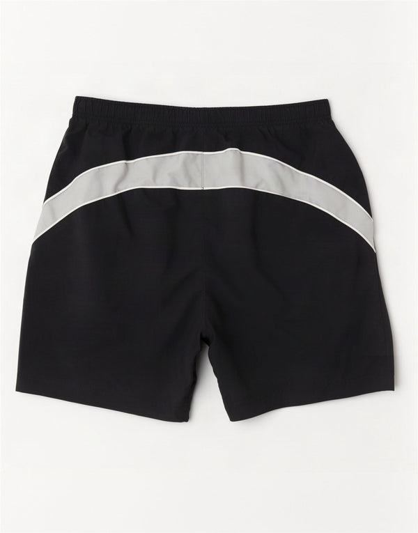 Мужские спортивные шорты Nike XL, черные нейлоновые с цветными блоками