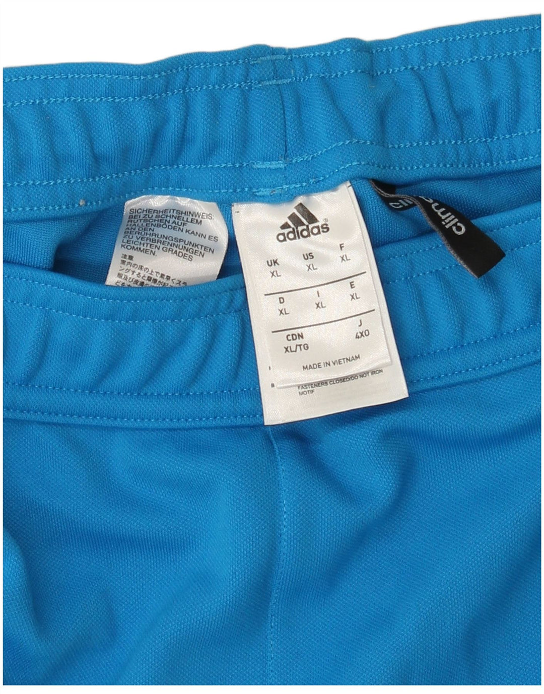 Мужские спортивные брюки Adidas Climalite XL синие из полиэстера