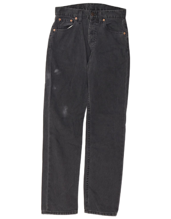 Мужские прямые джинсы Levi's 551 W28 L30 серые, хлопок