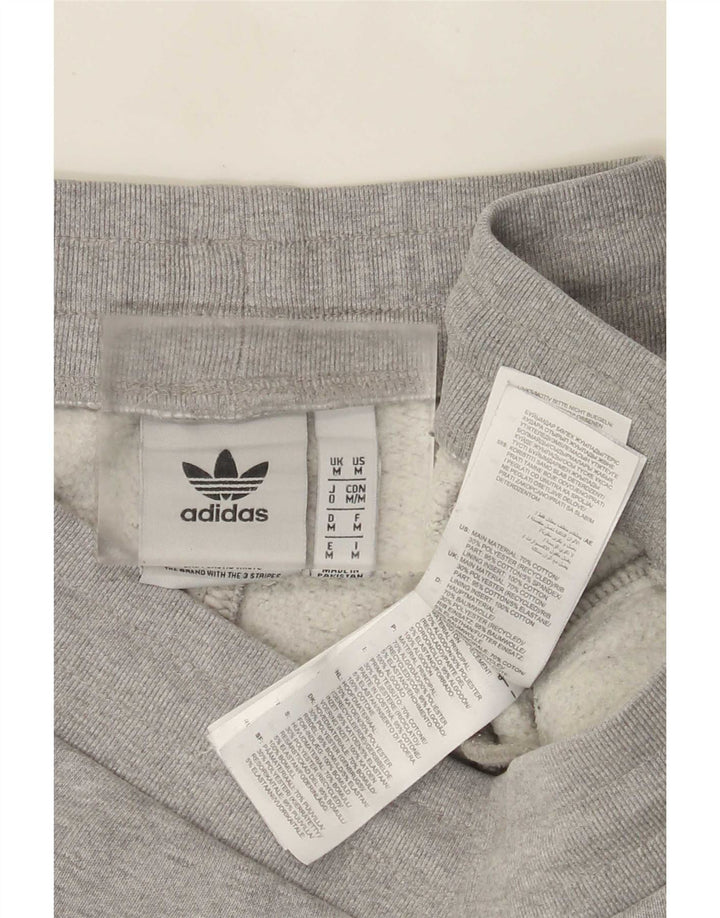 Мужские спортивные брюки Adidas, джоггеры, средний серый хлопок, хлопок