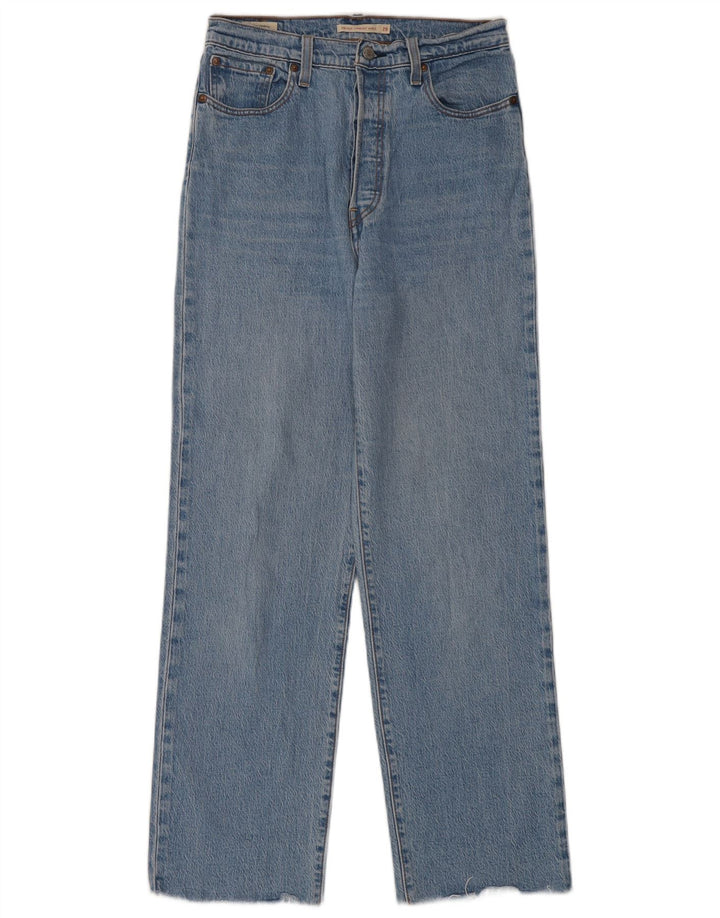 Женские прямые джинсы Levi's Ribcage W29 L30 синие