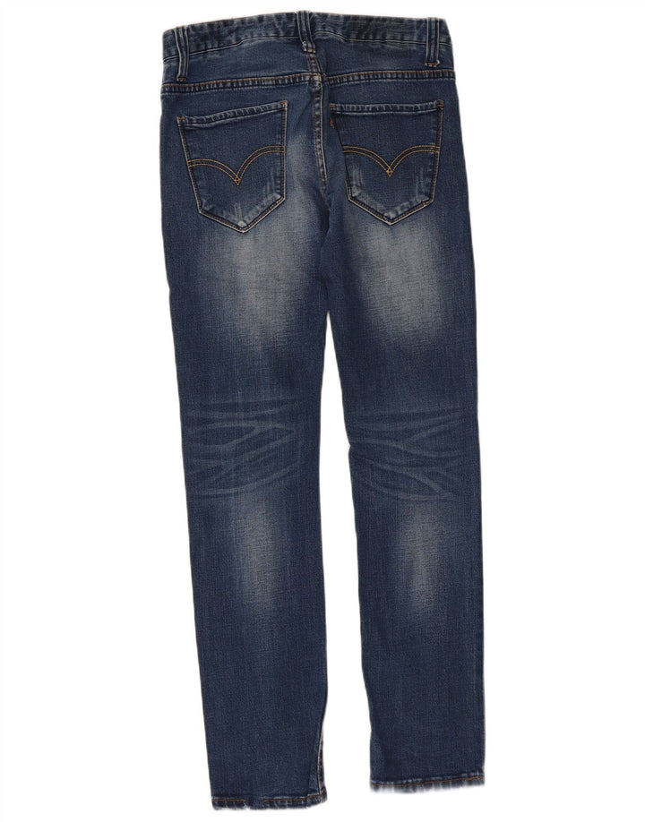 Женские узкие джинсы Levi's W29 L32 синие, хлопок
