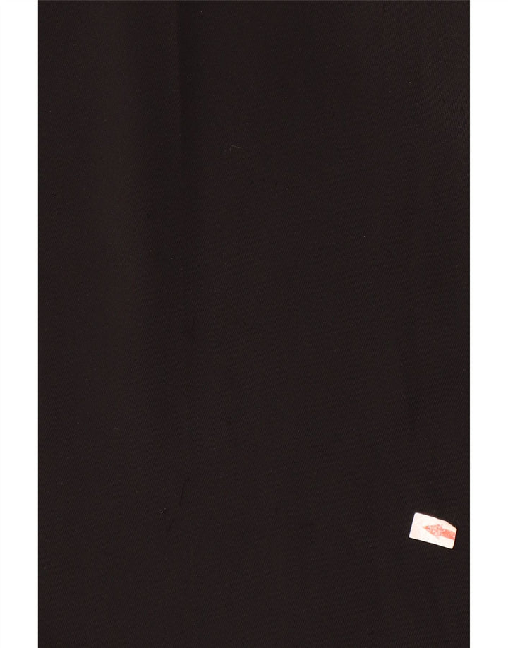 Женские широкие брюки чинос Zara W28 L29, черные, полиэстер