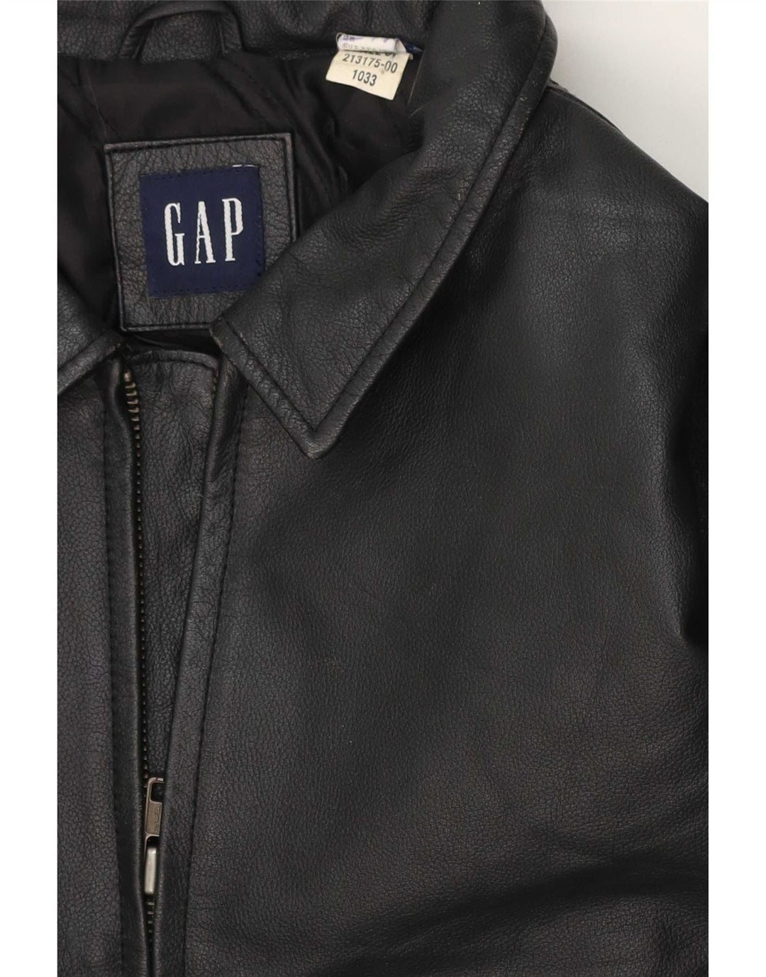 Кожаная куртка Gap Boys 13-14 лет, черная