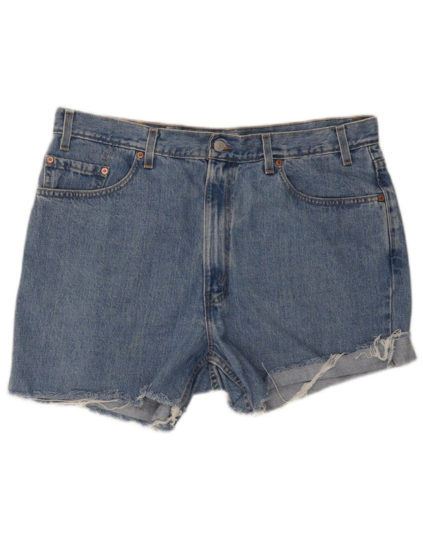 Мужские джинсовые шорты свободного кроя Levi's 550 W37, большие синие, хлопок
