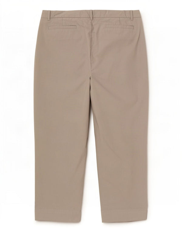 Женские зауженные укороченные брюки Marks & Spencer UK 20 2XL W40 L26 Серые