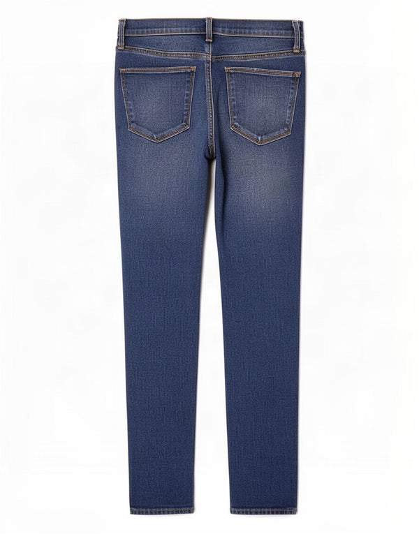 Женские джинсы скинни Gap W27 L29 Темно-синие из лиоцелла