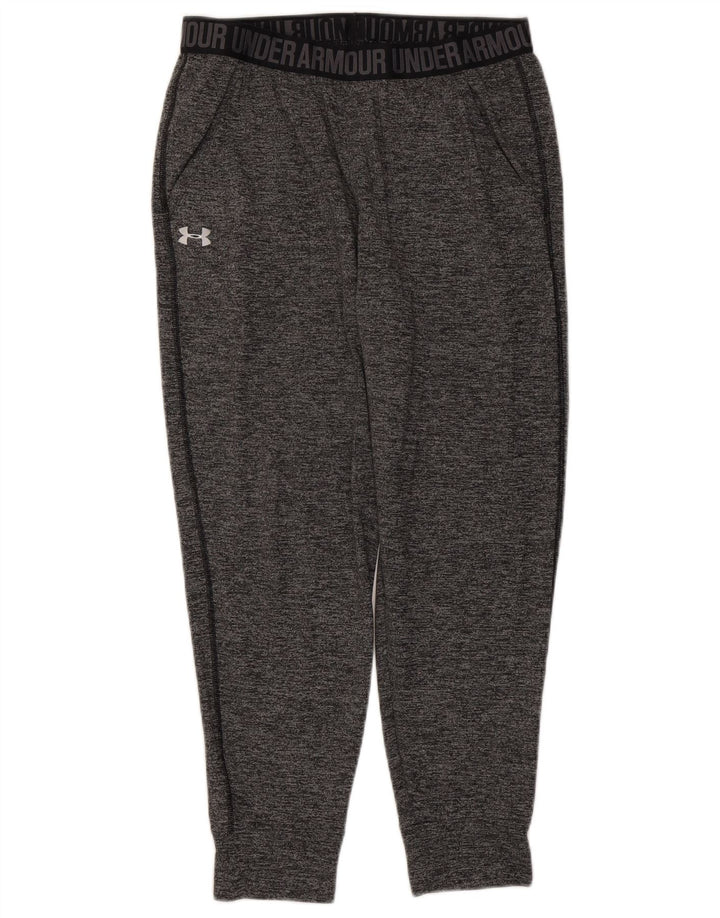 UNDER ARMOR Женские спортивные брюки Джоггеры Великобритания 14 Средний серый