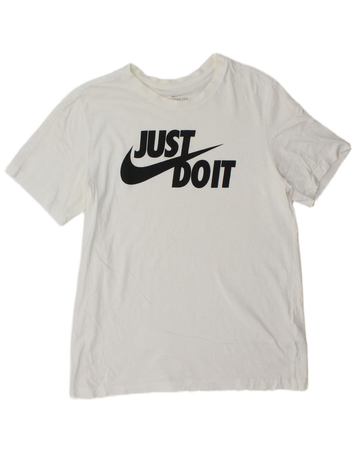 Мужская футболка с рисунком Nike, большой белый хлопок